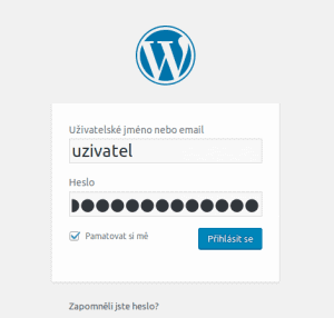 wordpress-prihlasovaci-obrazovka