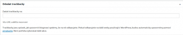 Úprava trvalého odkazu nadpisu příspěvku, který se automaticky propíše i do odkazu.