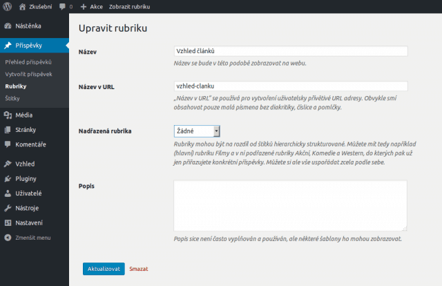 wordpress-rubriky-editace-1
