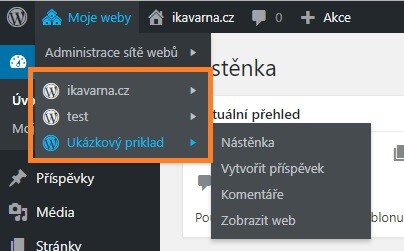 wordpress_multisite_prepinani_mezi_weby