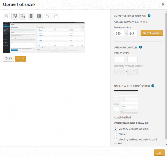 wordpress-pokrocila-editace-obrazku