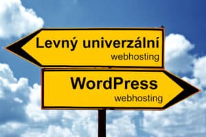 univerzální webhosting wordpress webhosting