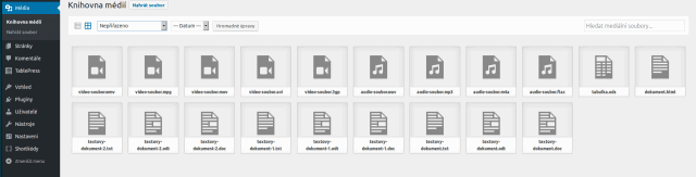 wordpress-knihovna-medii-zobrazeni-mrizka