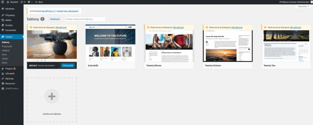 wordpress-administrace-dostupně-aktualizace-sablon-ze-stranky-prehled-sablon