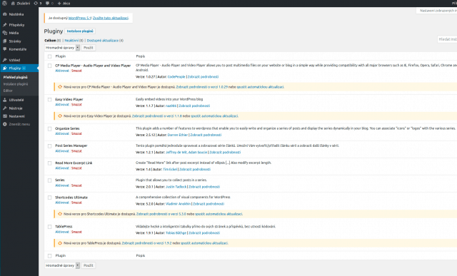 wordpress-administrace-prehled-pluginu-k-aktualizaci