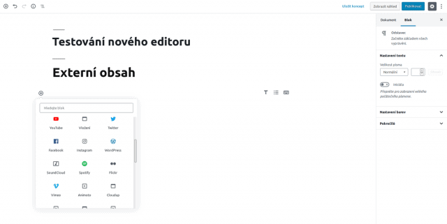 wordpress_prispevek_blokovy_editor_gutenberg_blok_externi_obsah