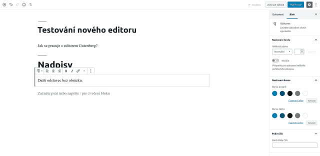 wordpress_prispevek_blokovy_editor_gutenberg_blok_odstavec