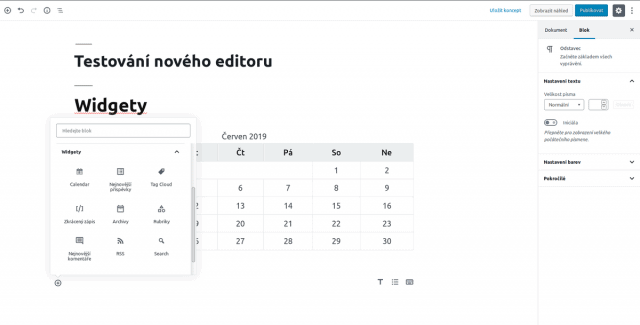 wordpress_prispevek_blokovy_editor_gutenberg_blok_widgety