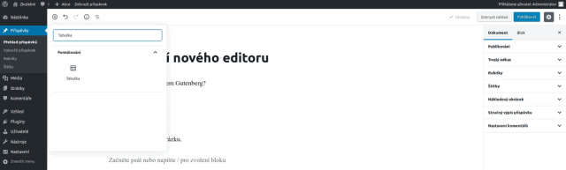 wordpress_prispevek_blokovy_editor_gutenberg_hledani_bloku