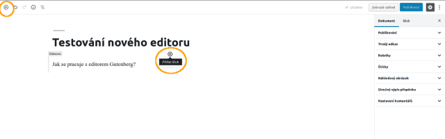 wordpress_vytvorit-novy-prispevek_blokovy_editor_gutenberg_pridani_bloku