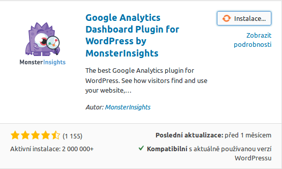 wordpress monsterinsights plugin pro google analytics