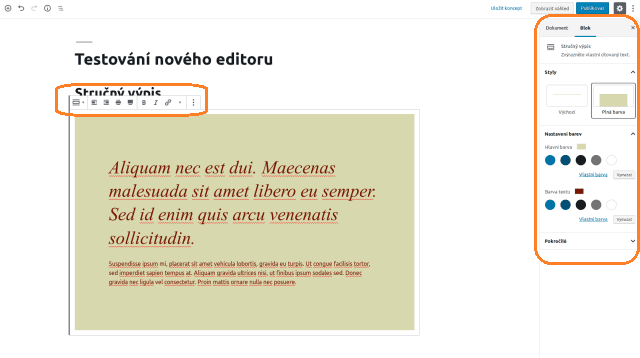 wordpress_gutenberg_editor_blok_strucny_vypis