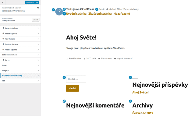 wordpress-twenty-nineteen-nastaveni-uvod2