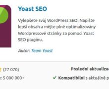 Yeast SEO plugin - instalace