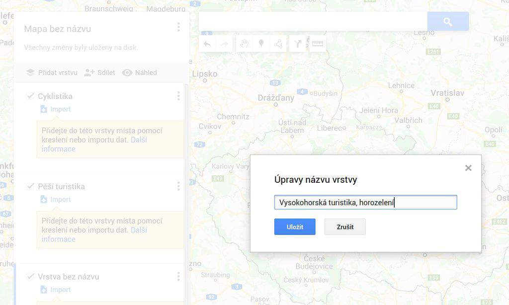 Google mapy
