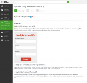 SmartEmailing - formuláře