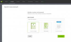 Ecomail - tvorba kampaně